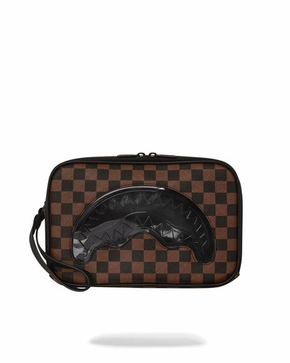 Sprayground SHARKS IN PARIS CLEAR FOR TAKEOFF TOILETRY BAG