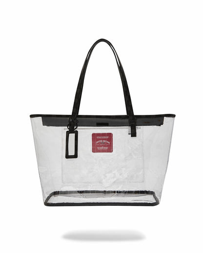 Sprayground FULLY CLEAR SHARKS IN PARIS TOTE