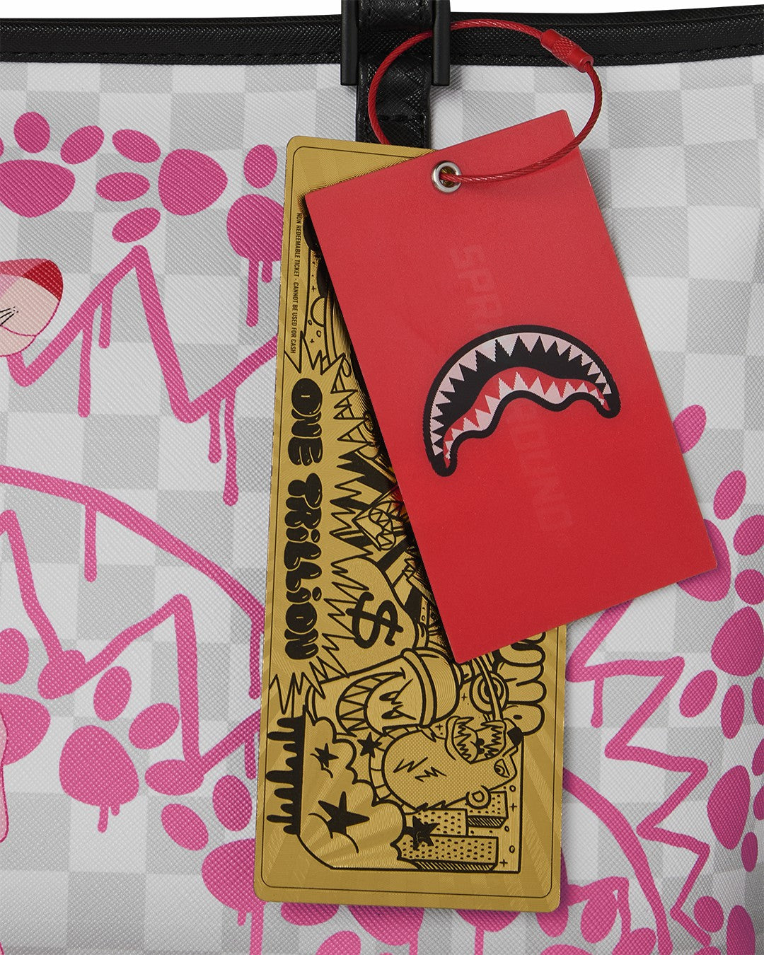 Sprayground PINK PANTHER PAWPRINTS TOTE