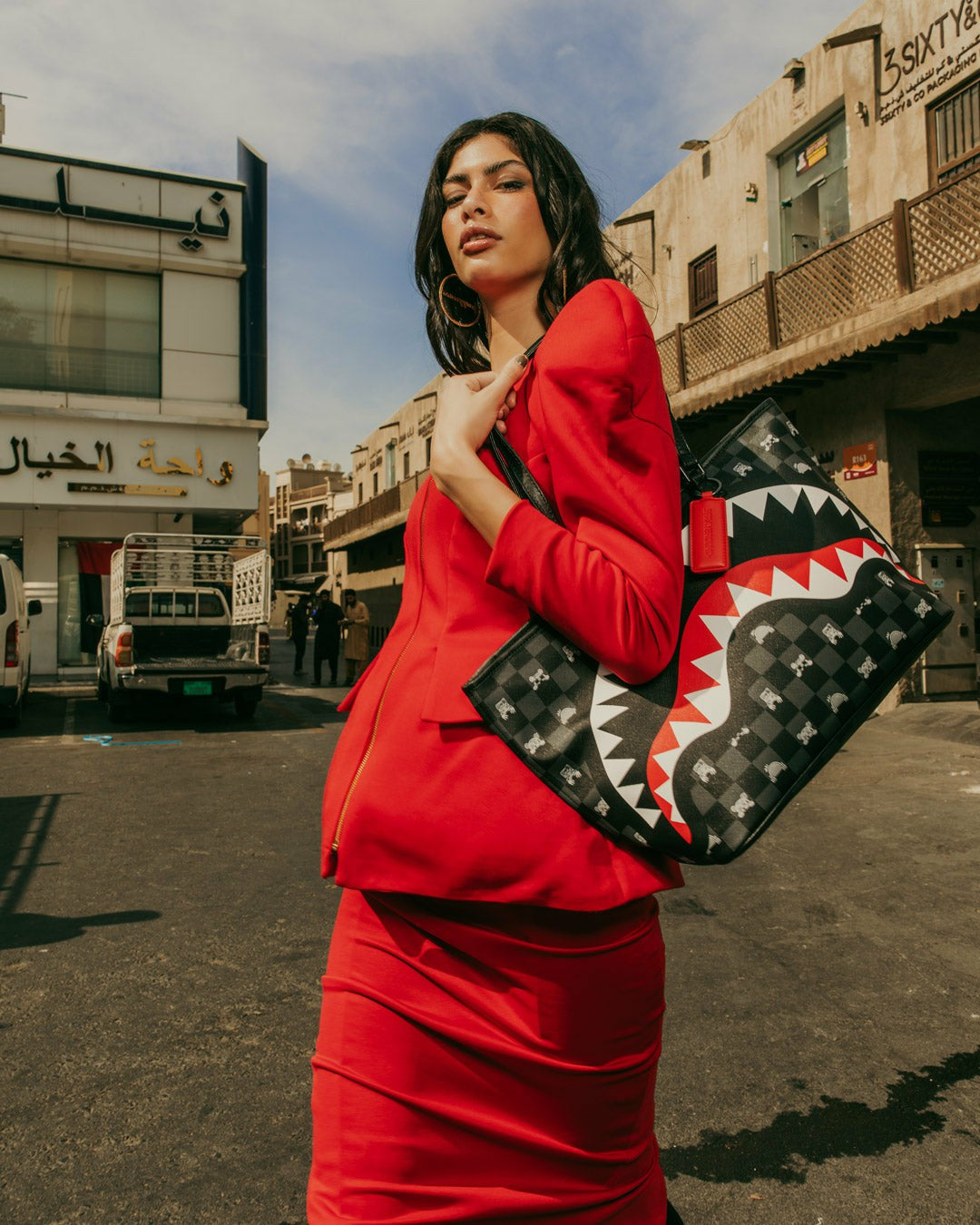 Sprayground SHARK MOB HIDEOUT TOTE