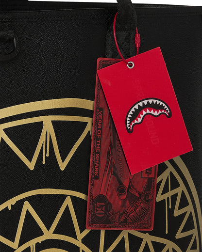 Sprayground GOLD FANG BEACH TOTE