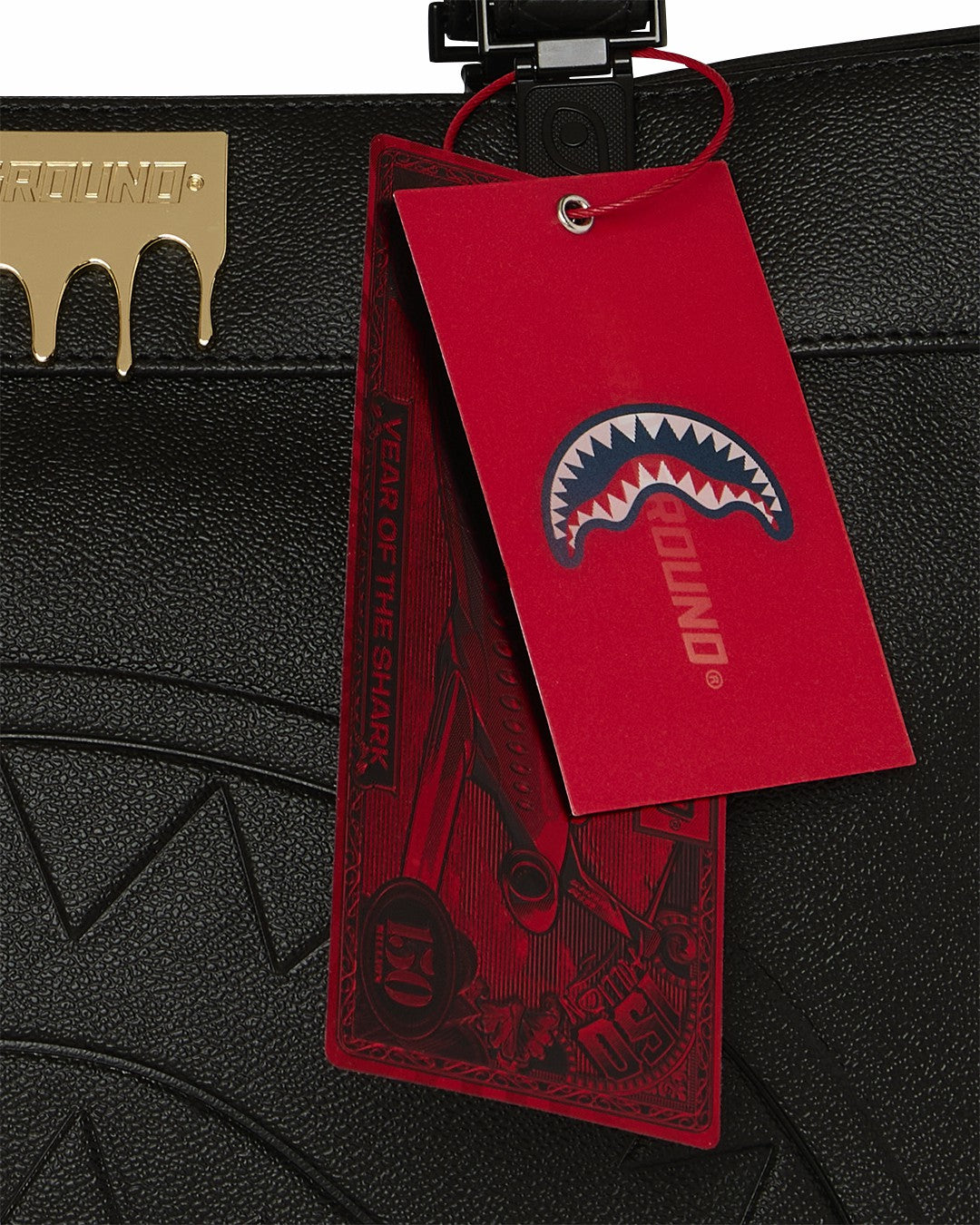 Sprayground GOLD BRICK DRIP TORTUGA TOTE