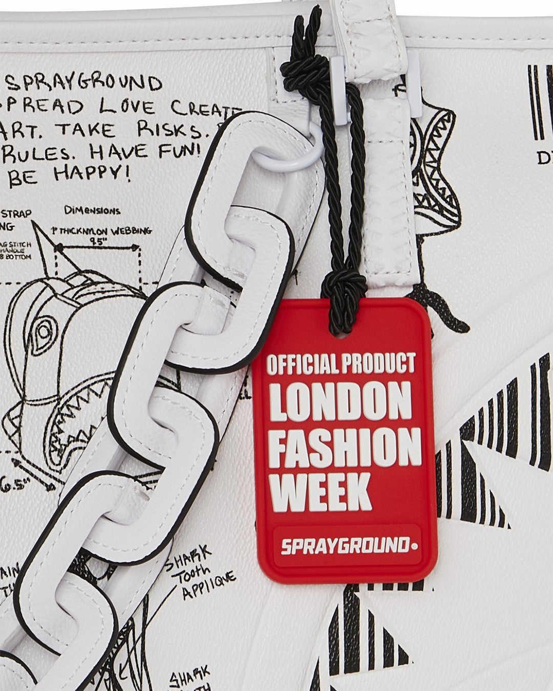 Sprayground LONDON FASHION WEEK DESIGNER DREAMS TOTE
