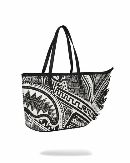 Sprayground A.I. AFRICAN INTELLIGENCE THE SKYHAWK WING TOTE - SANDFLOWER COLLAB