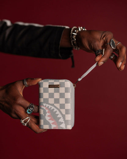 Sprayground KNIT SHARKS IN PARIS IN CREAM WALLET