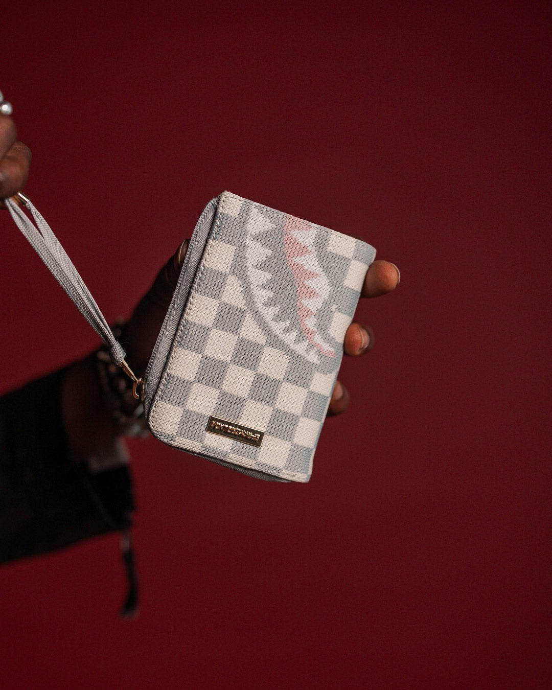 Sprayground KNIT SHARKS IN PARIS IN CREAM WALLET