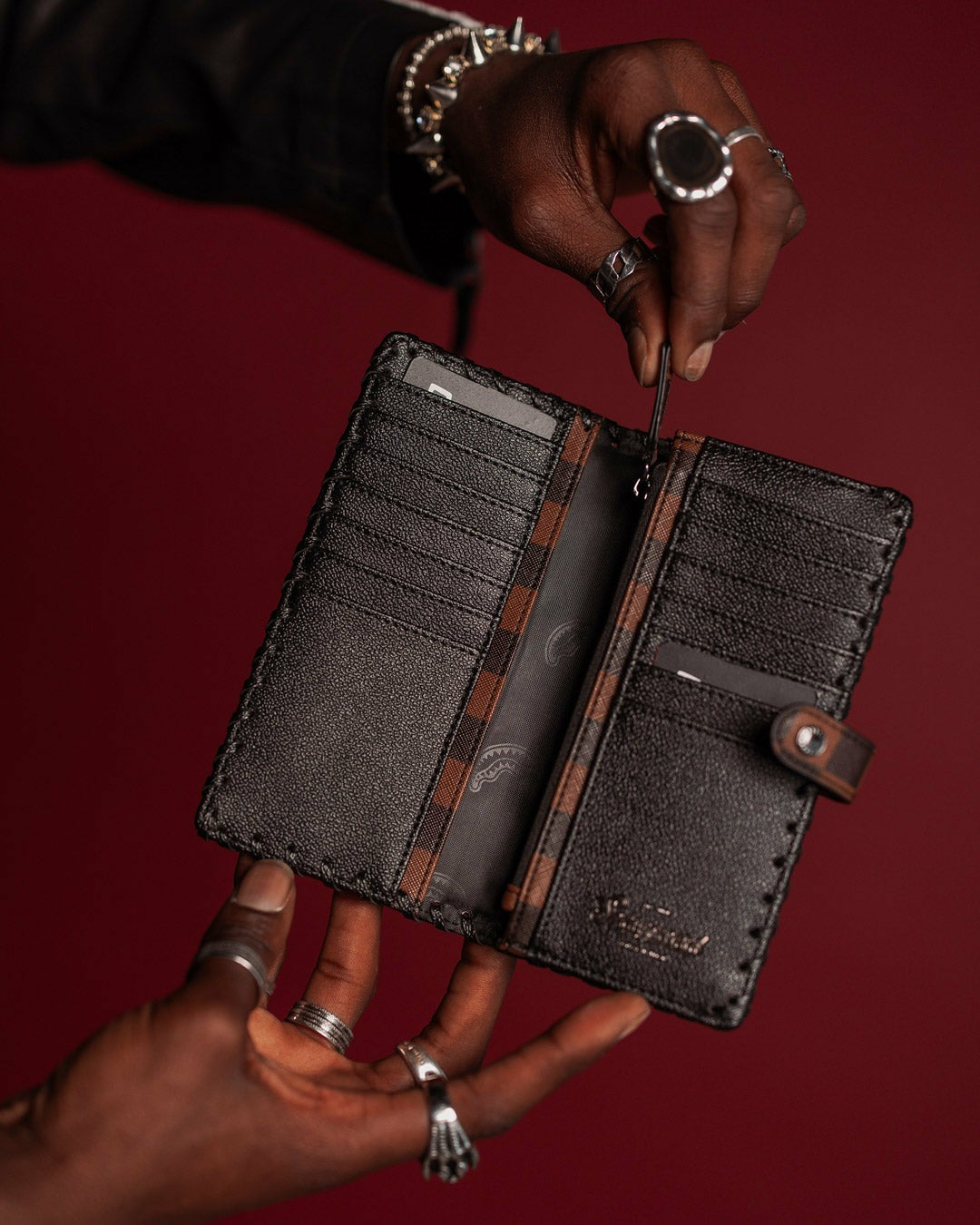 Sprayground CHECKPOINT ROYALE SINGLE-FOLD WALLET