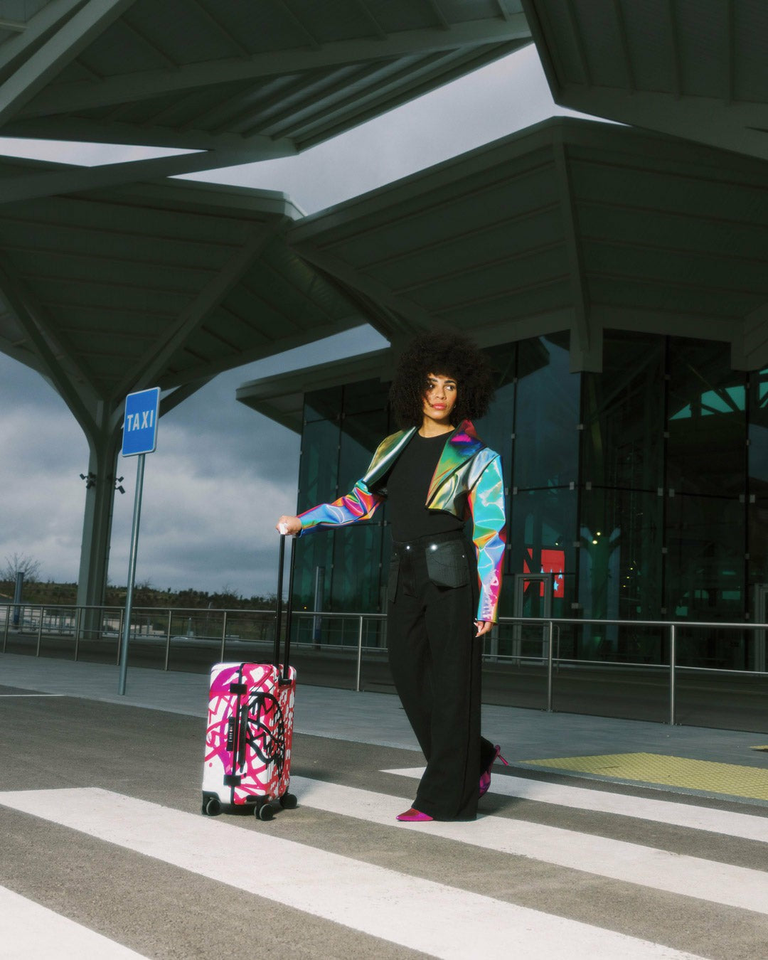 Sprayground CRASH GRAFF TURBO CARRY-ON LUGGAGE