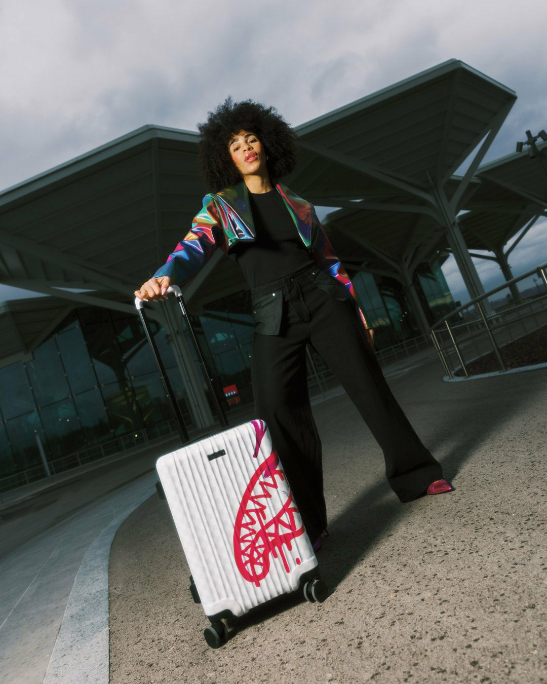 Sprayground CRASH GRAFF TURBO CARRY-ON LUGGAGE
