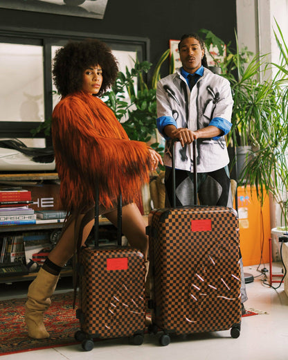 Sprayground KATANA CHECK BOSS CARRY-ON LUGGAGE