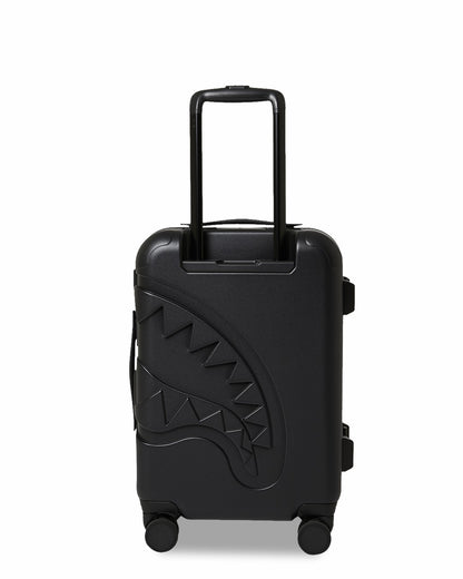 Sprayground THE JOURNEY BEGINS SHARKITECTURE CARRY-ON LUGGAGE BLACK WITH EXTRA STI