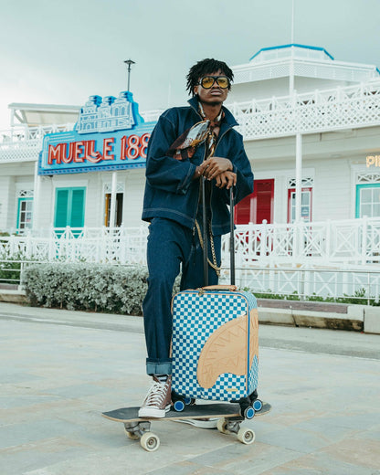 Sprayground NEW SHARK YACHT CLUB IMPERIAL CARRY-ON LUGGAGE