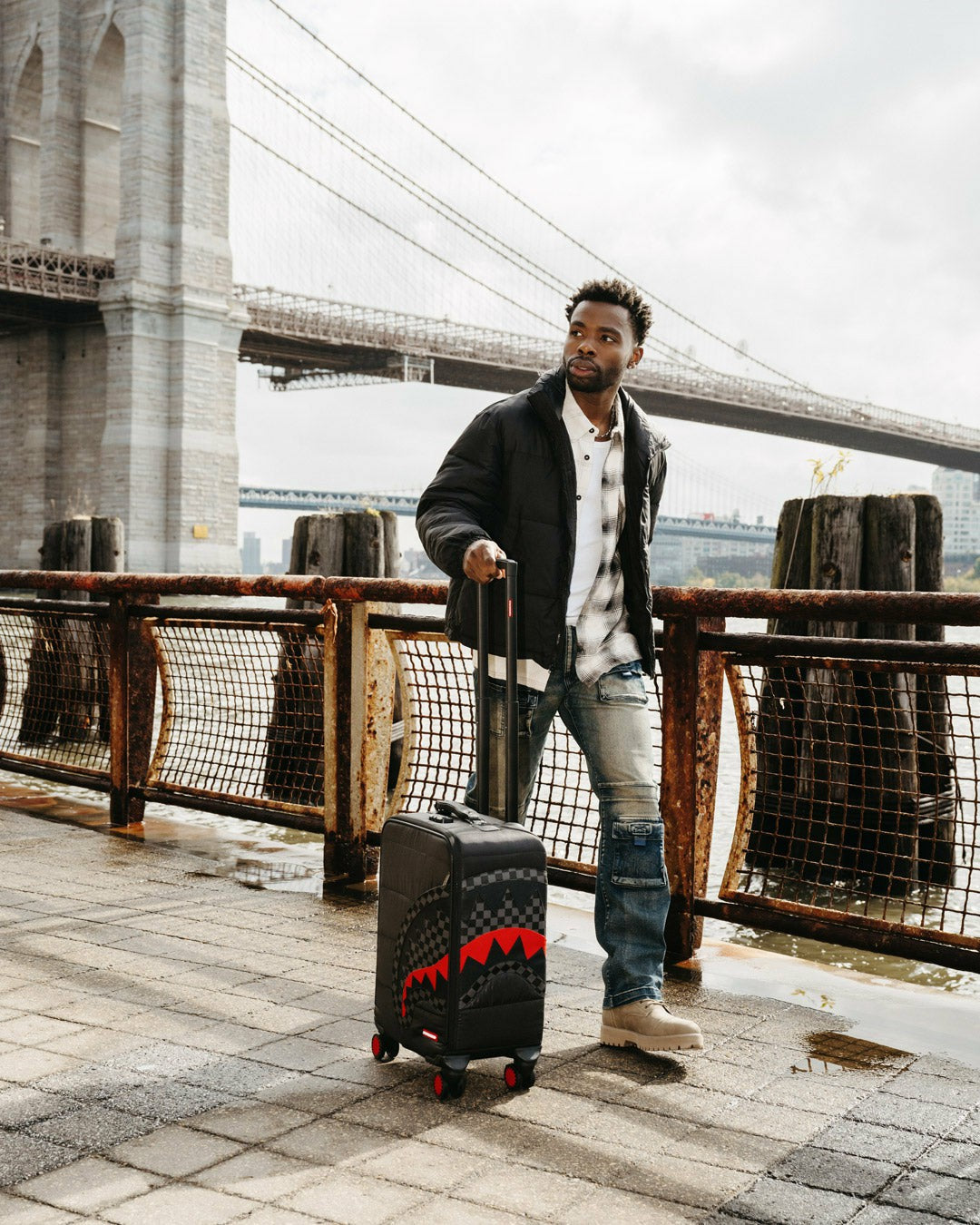 Sprayground SNOWWSTORM PUFFER IMPERIAL CARRY-ON LUGGAGE