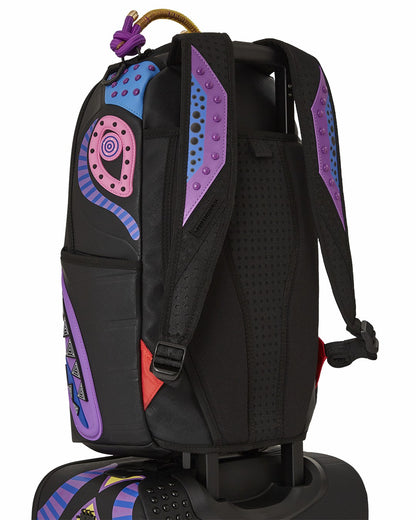 Sprayground A.I. BROOKLYN & BEYOND - SANDFLOWER COLLAB IMPERIAL CARRY-ON LUGGAGE