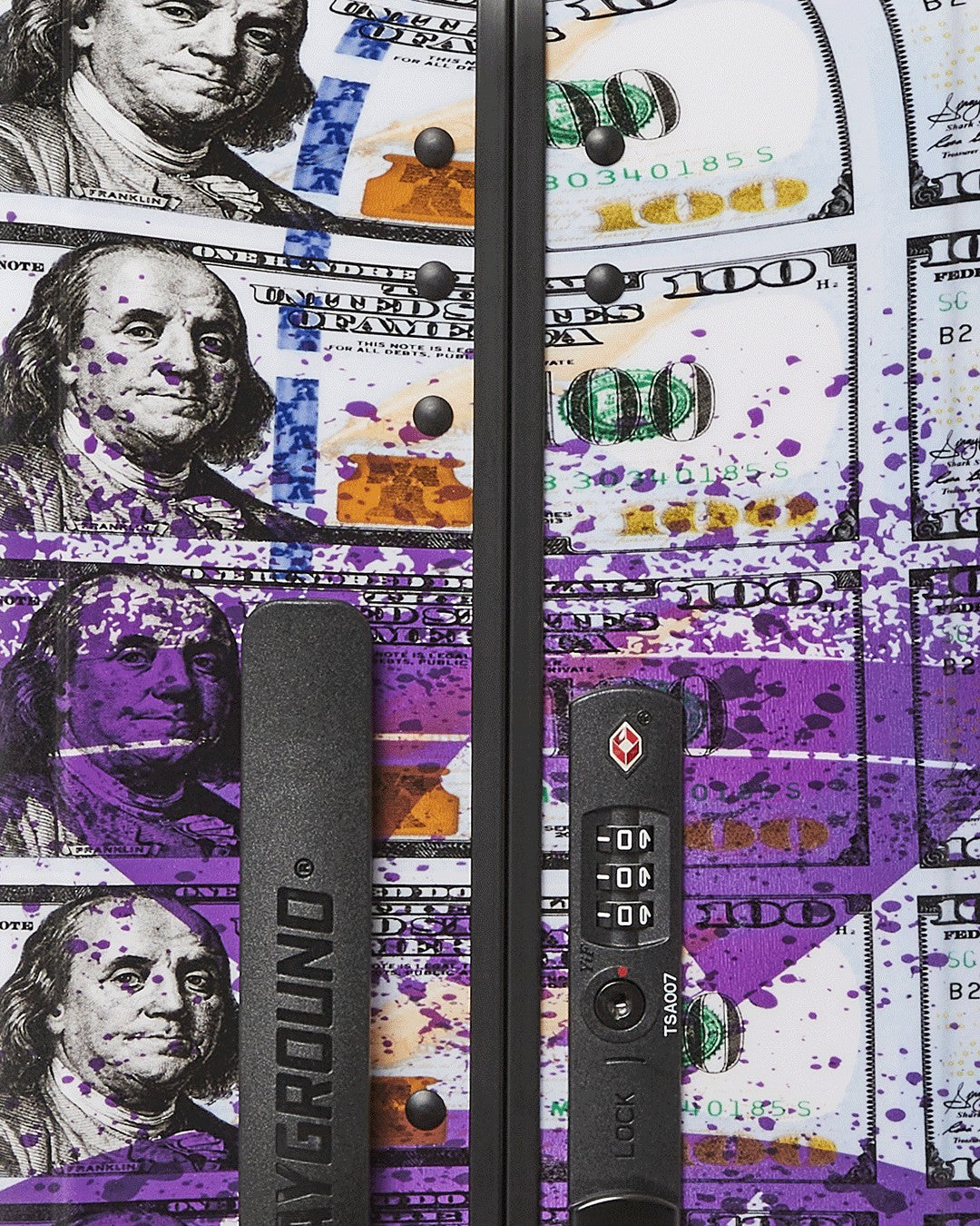 Sprayground BILLIONS IN THE BANK HARD SHELL CARRY-ON LUGGAGE