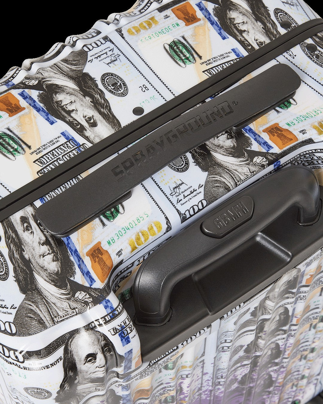 Sprayground BILLIONS IN THE BANK HARD SHELL CARRY-ON LUGGAGE