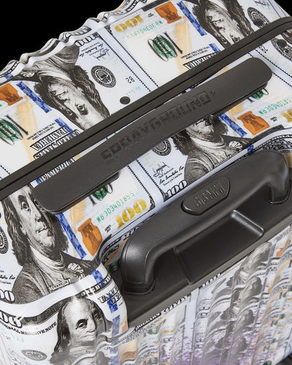 Sprayground BILLIONS IN THE BANK HARD SHELL CARRY-ON LUGGAGE