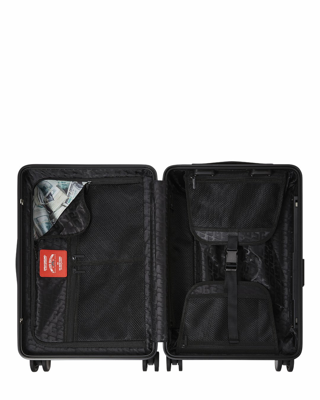 Sprayground BILLIONS IN THE BANK HARD SHELL CARRY-ON LUGGAGE