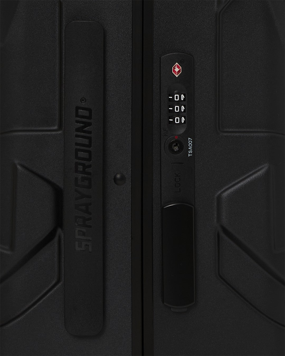 Sprayground REALITY CHECK SHARKITECTURE CARRY-ON JETBLACK LUGGAGE (GUNMETAL HARDWA