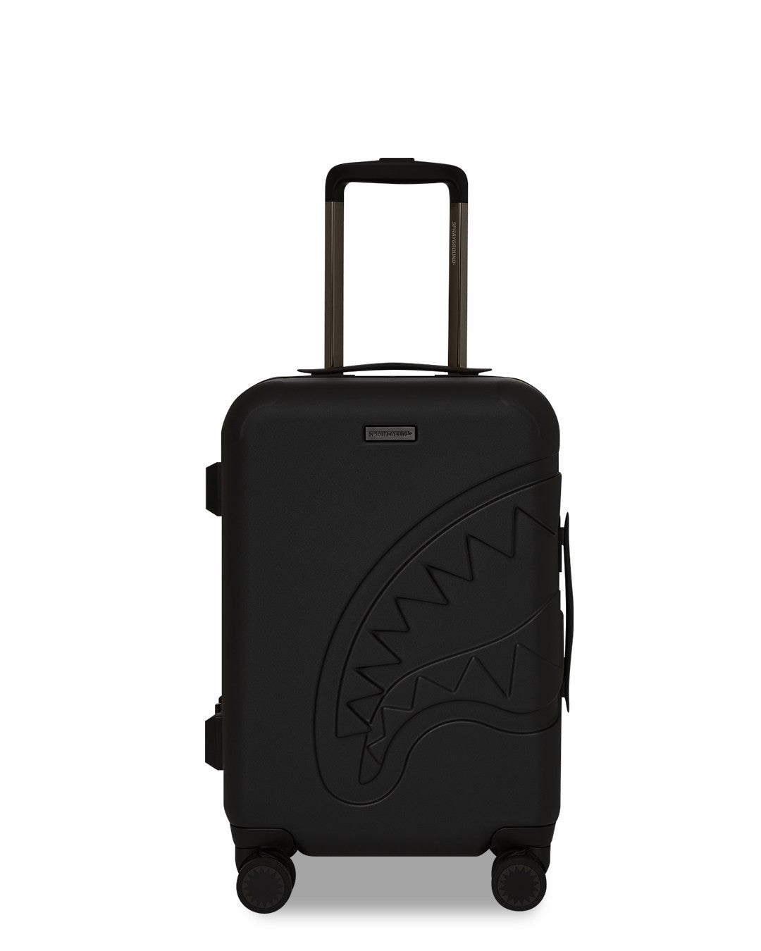 Sprayground REALITY CHECK SHARKITECTURE CARRY-ON JETBLACK LUGGAGE (GUNMETAL HARDWA