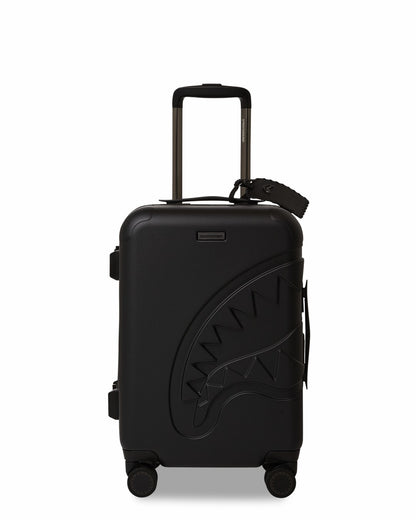 Sprayground REALITY CHECK SHARKITECTURE CARRY-ON JETBLACK LUGGAGE (GUNMETAL HARDWA