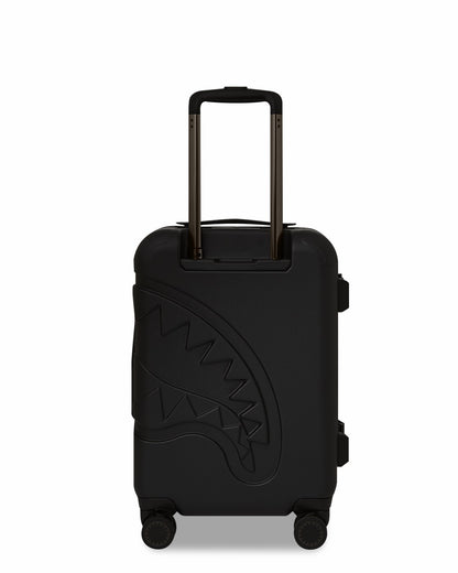 Sprayground REALITY CHECK SHARKITECTURE CARRY-ON JETBLACK LUGGAGE (GUNMETAL HARDWA