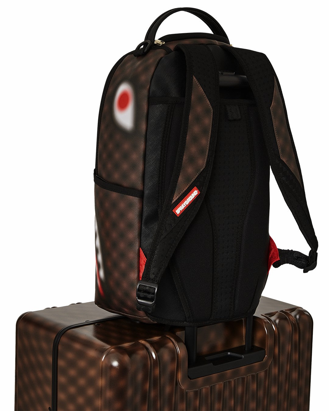 Sprayground SHARKS IN PARIS BLUR EFFECT FULL SIZE LUGGAGE