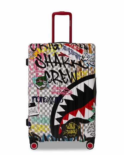 Sprayground CREATE ANOTHER DAY SHARKNAUTICS HARDSHELL FULL-SIZE LUGGAGE