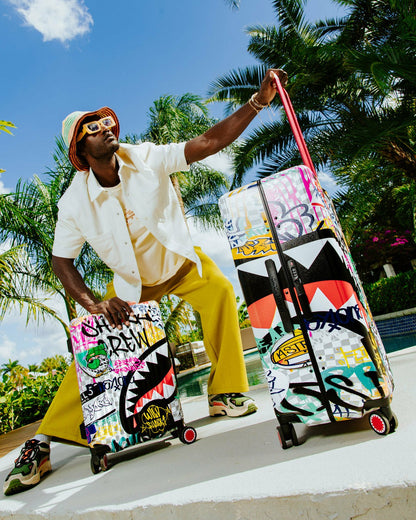 Sprayground CREATE ANOTHER DAY SHARKNAUTICS HARDSHELL FULL-SIZE LUGGAGE
