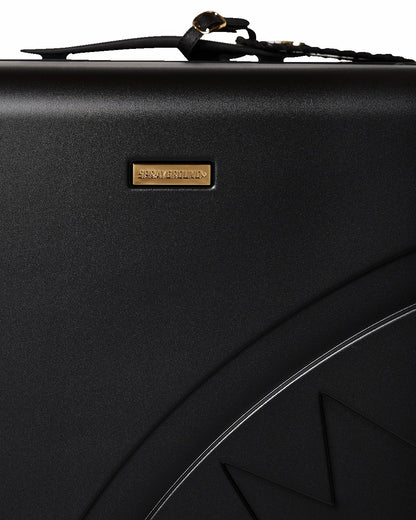 Sprayground REALITY CHECK SHARKITECTURE FULL-SIZE JETBLACK LUGGAGE (GOLD HARDWARE)