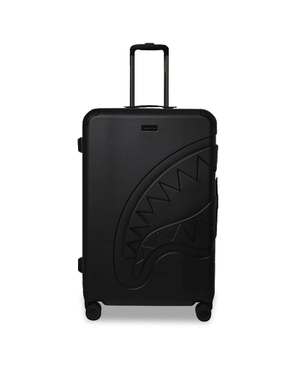 Sprayground REALITY CHECK SHARKITECTURE FULL-SIZE JETBLACK LUGGAGE (GUNMETAL HARDW