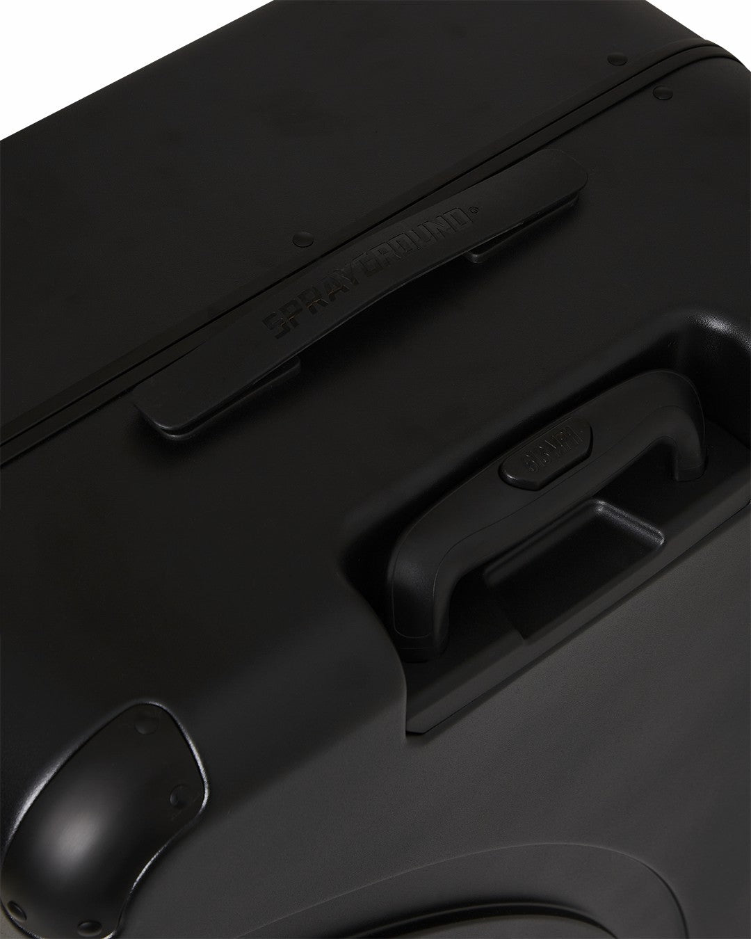 Sprayground REALITY CHECK SHARKITECTURE FULL-SIZE JETBLACK LUGGAGE (GUNMETAL HARDW