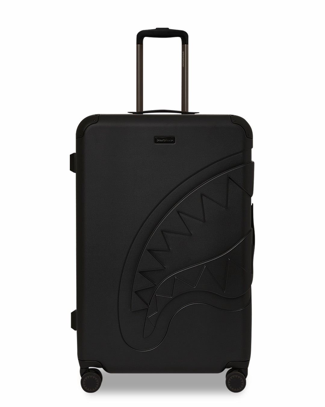 Sprayground REALITY CHECK SHARKITECTURE FULL-SIZE JETBLACK LUGGAGE (GUNMETAL HARDW