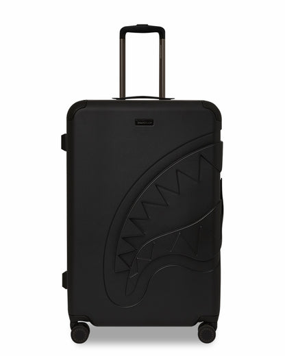 Sprayground REALITY CHECK SHARKITECTURE FULL-SIZE JETBLACK LUGGAGE (GUNMETAL HARDW