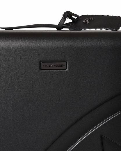 Sprayground REALITY CHECK SHARKITECTURE FULL-SIZE JETBLACK LUGGAGE (GUNMETAL HARDW