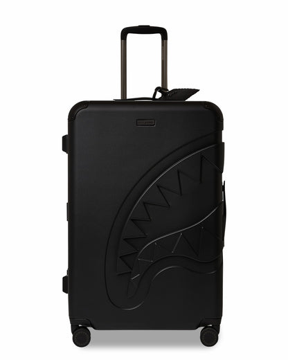 Sprayground REALITY CHECK SHARKITECTURE FULL-SIZE JETBLACK LUGGAGE (GUNMETAL HARDW