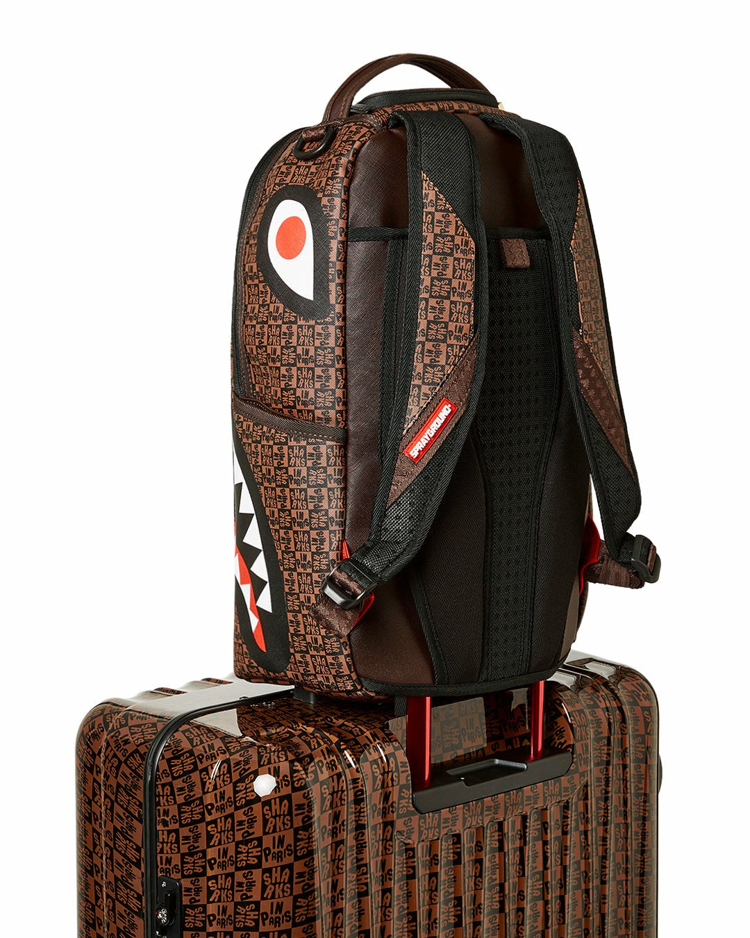 Sprayground FRENZY SHARKS SHARKNAUTICS HARDSHELL FULL-SIZE LUGGAGE