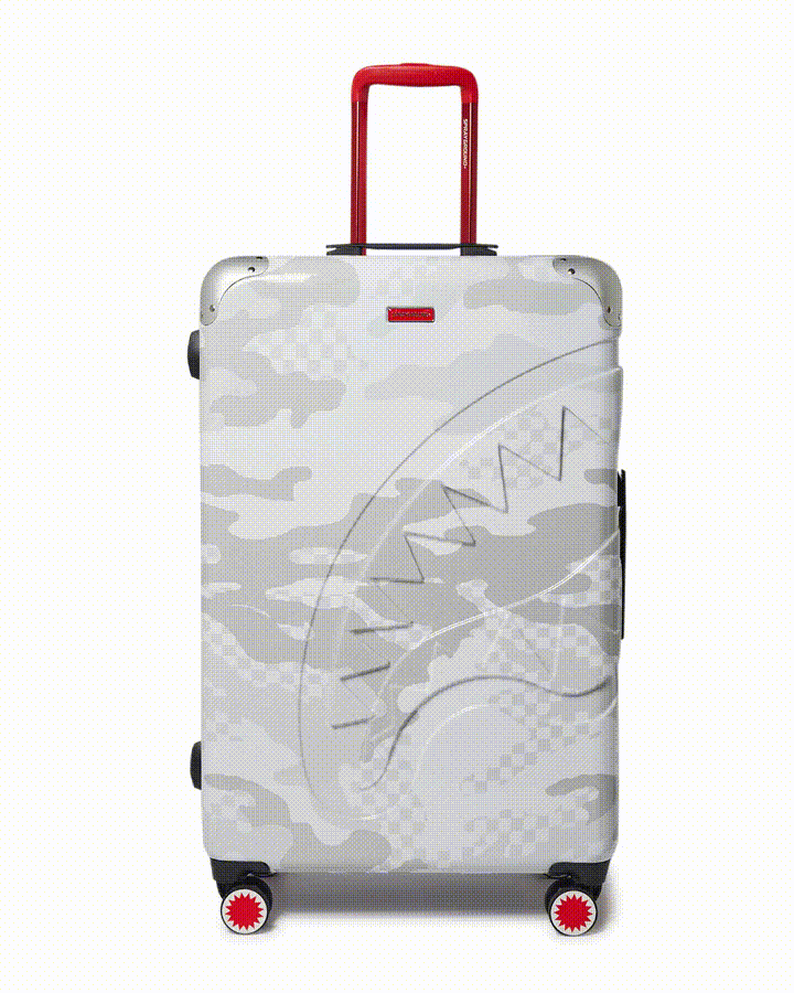 Sprayground 3AM LE BLANC SHARKNAUTICS HARDSHELL FULL-SIZE LUGGAGE