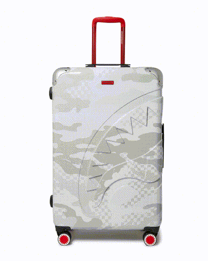 Sprayground 3AM LE BLANC SHARKNAUTICS HARDSHELL FULL-SIZE LUGGAGE