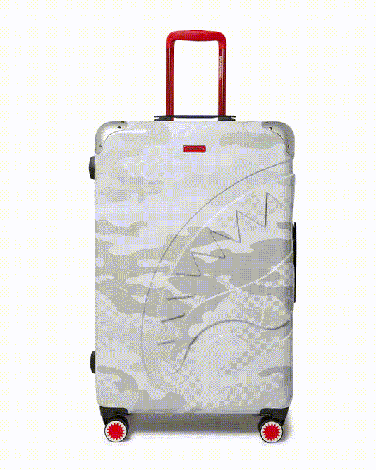 Sprayground 3AM LE BLANC SHARKNAUTICS HARDSHELL FULL-SIZE LUGGAGE