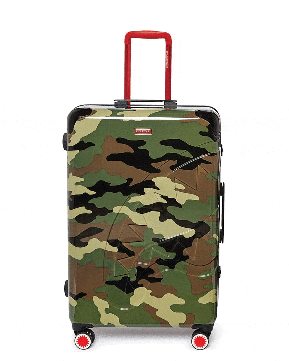 Sprayground JUNGLE PARIS 29.5” FULL-SIZE SHARKITECTURE LUGGAGE