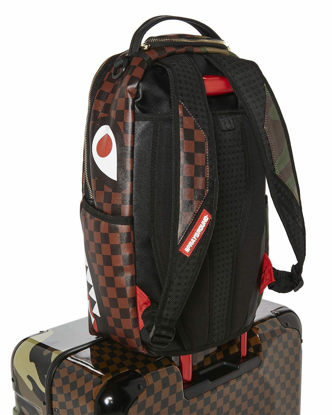 Sprayground JUNGLE PARIS 29.5” FULL-SIZE SHARKITECTURE LUGGAGE