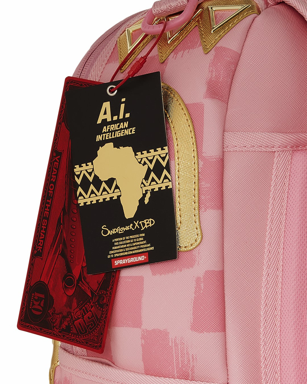 Sprayground A.I. AFRICAN INTELLIGENCE MESSAGE FROM THE FUTURE BACKPACK - SANDFLOWE