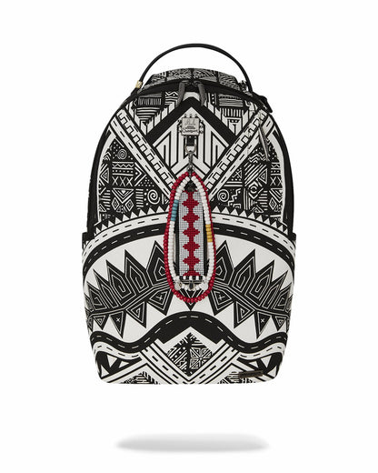 Sprayground A.I. AFRICAN INTELLIGENCE THE SKYHAWK BACKPACK - SANDFLOWER COLLAB