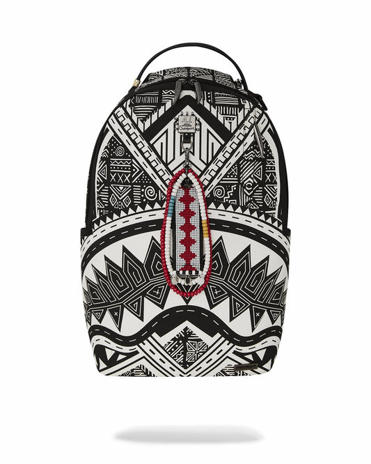 Sprayground A.I. AFRICAN INTELLIGENCE THE SKYHAWK BACKPACK - SANDFLOWER COLLAB