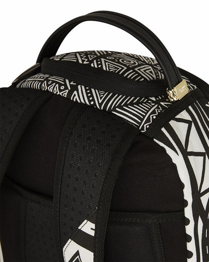 Sprayground A.I. AFRICAN INTELLIGENCE THE SKYHAWK BACKPACK - SANDFLOWER COLLAB