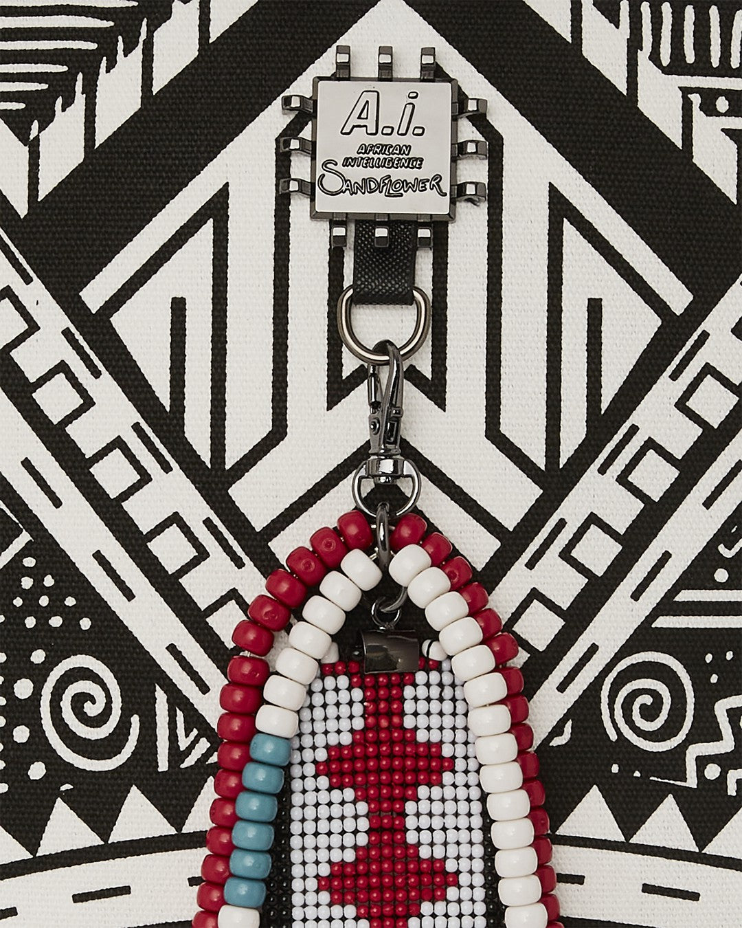 Sprayground A.I. AFRICAN INTELLIGENCE THE SKYHAWK BACKPACK - SANDFLOWER COLLAB