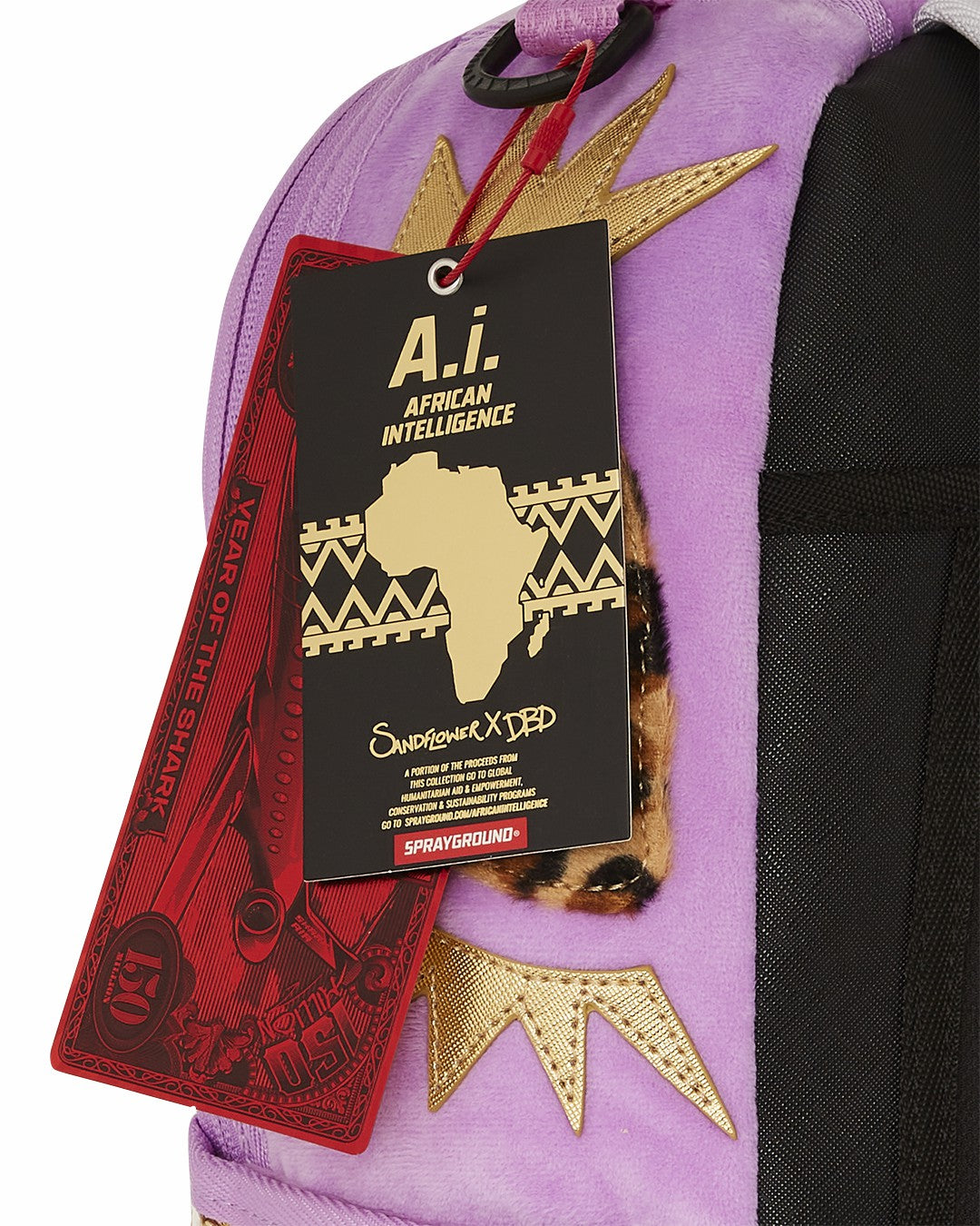 Sprayground A.I. AFRICAN INTELLIGENCE PARADIGM OF THE PYRAMID BACKPACK - SANDFLOWE