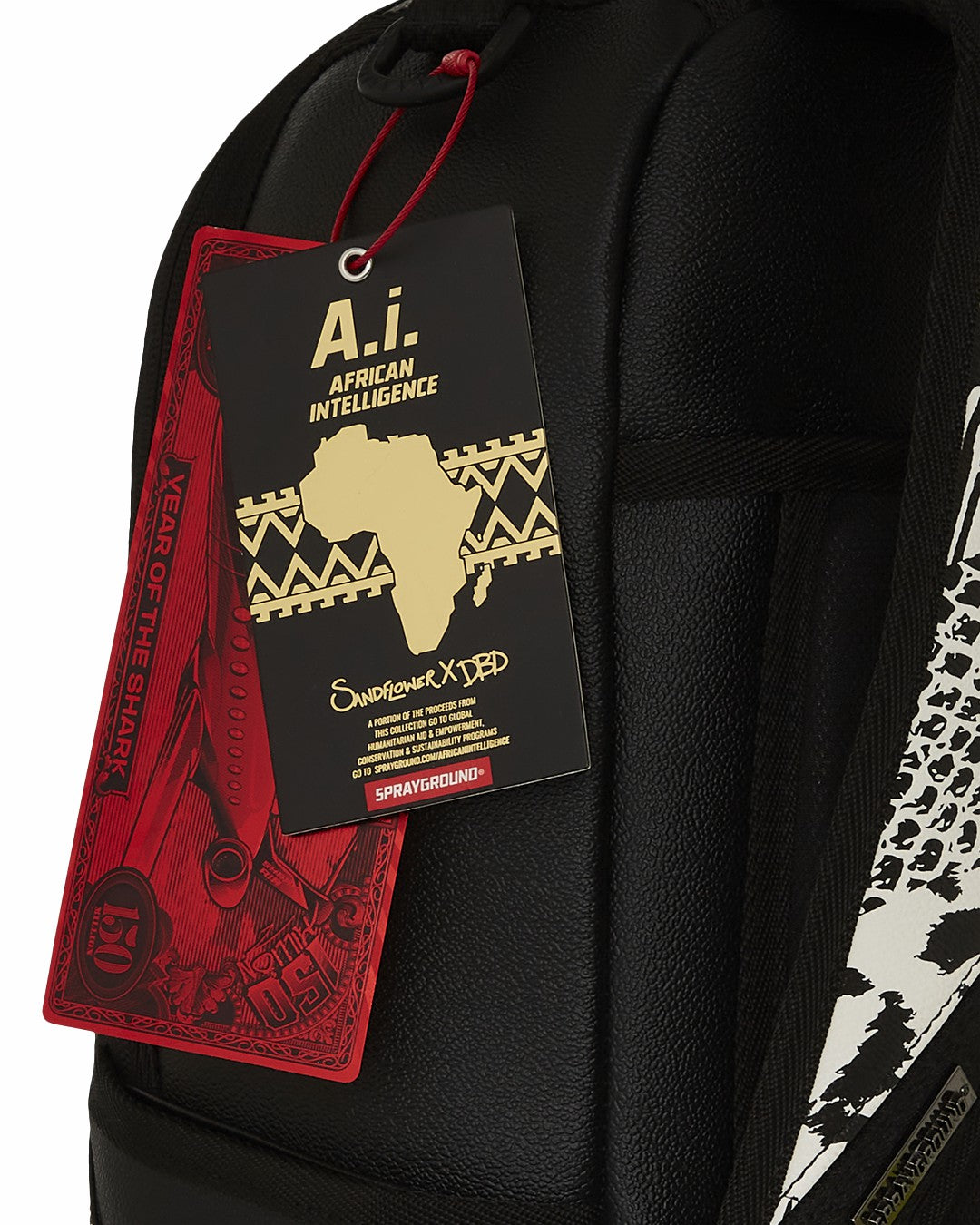 Sprayground A.I. AFRICAN INTELLIGENCE WILD NILE BACKPACK - SANDFLOWER COLLAB