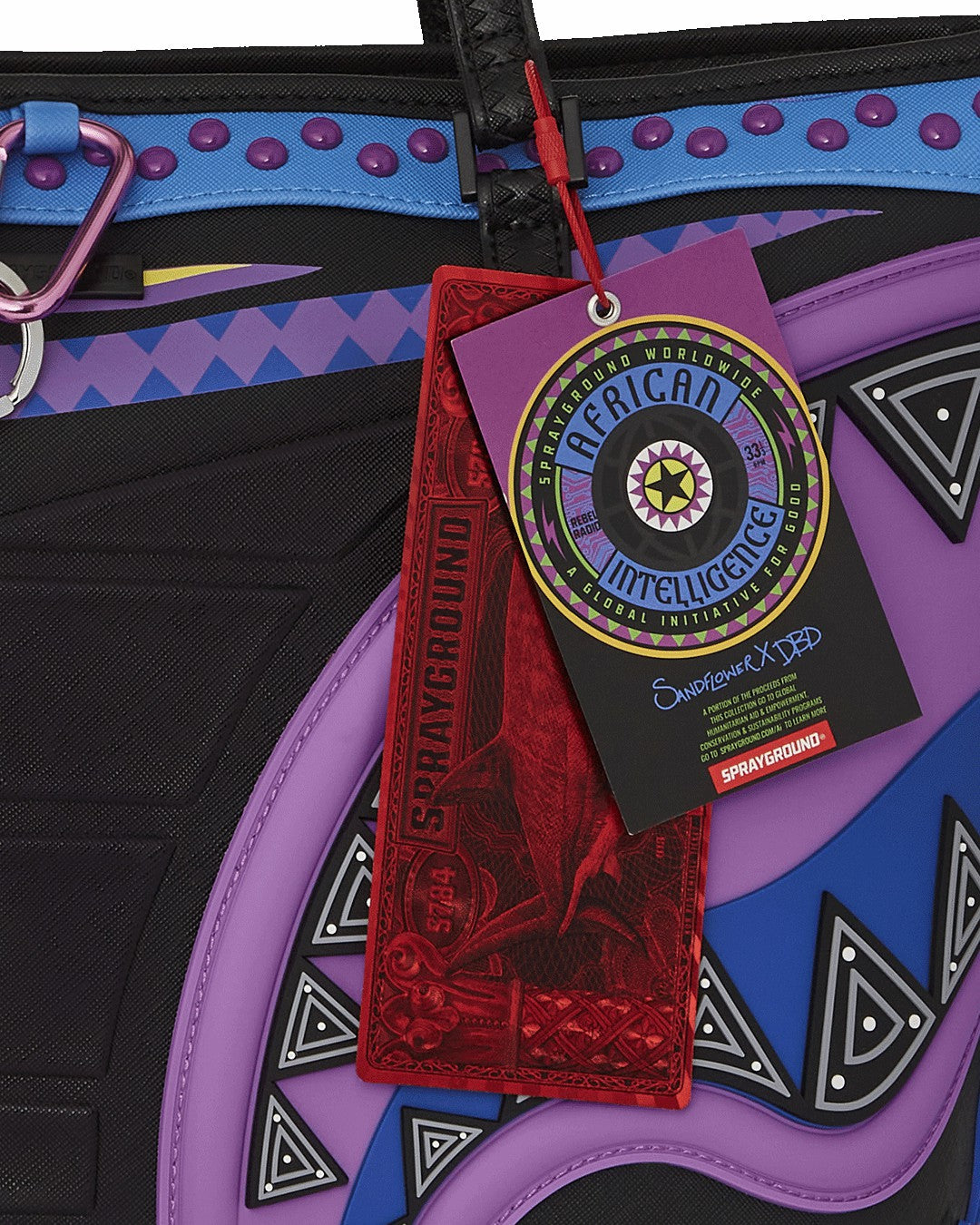 Sprayground A.I. 12 - SANDFLOWER COLLAB BROOKLYN & BEYOND TOTE